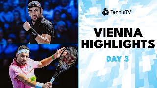 Berrettini vs Tiafoe THRILLER Dimitrov Zverev Paul in Action  2024 Vienna Day 3 Highlights [upl. by Annavoeg72]