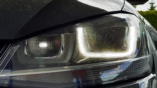 VW Golf MK7 DRL LED dot activation with OBDeleven [upl. by Llevad]