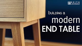 Building a Modern End Table  Plans Available [upl. by Kcira750]