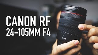 Canon RF 24105 F4 L IS  Your First RF Mount Lens [upl. by Hilton]