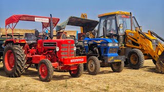 JCB 3dx Eco Running Loading Tractor Got Stuck in Mud New Mahindra 475 Eicher 380  Massey Ferguson [upl. by Eelymmij978]