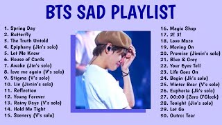 BTS Sad Playlist 2023 ChillStudyRelax [upl. by Pirnot860]