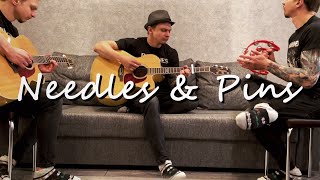 Ramones  Needles and Pins Acoustic cover [upl. by Annaujat777]