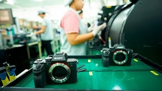 A Sony Factory Tour How the Sony a7r II Gets Made [upl. by Dlorad]