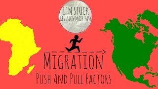 Migration  Push and Pull Factors  GCSE Geography [upl. by Cleo]