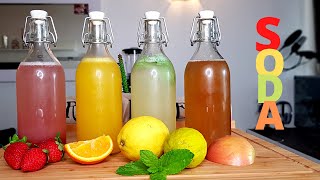 COMMENT FAIRE DES SODAS MAISON AVEC DES FRUITS FRAIS  FACILE ET RAPIDE [upl. by Mirella]