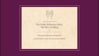 “The Noble Mahāyāna Sūtra  The Rice Seedling”  Part 1  《佛說大乘稻芉經》 第一節 [upl. by Jehius803]