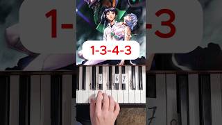 Evangelion Opening Piano Tutorial shorts [upl. by Niawat]