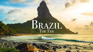 Top 10 Places To Visit in Brazil  Travel Guide [upl. by Aztinaj]