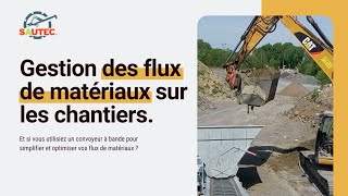 3 chantiers plus performants grâce aux convoyeurs a bande 💪 [upl. by Rossen]