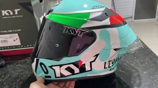 Comprei um KYT TT course Leopard Racing Dalla Porta [upl. by Ramled355]