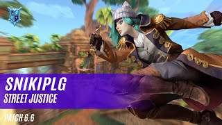 SNIKIPLG MAEVE PALADINS COMPETITIVE NEW PATCH 66 STREET JUSTICE [upl. by Airbmat]