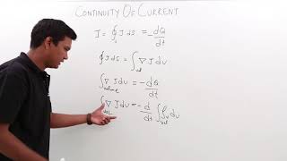 Electro Magnetics Theory  Continuity of Current [upl. by Shaum]