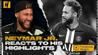 Neymar REACTS to Neymar Highlights I The Reel [upl. by Anhcar]