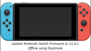 Update Emunand Custom firmware CFW Nintendo Switch 1101 using hekate  Atmosphere 0162 [upl. by Carlota]