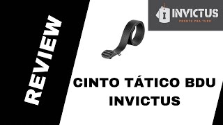 Review Tático Cinto Tático BDU INVICTUS [upl. by Ynna]