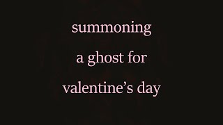 【summoning a ghost for valentines day】PLUS ANNOUNCEMENTS 【Maid Mint Fantôme】 [upl. by Terrence]