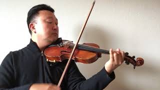 Handel  Hornpipe from Water Music  William Yun Violin [upl. by Sirrap]