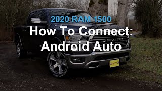 2020 RAM 1500  How to Connect to Android Auto  Rairdon Automotive Group [upl. by Zetrom]