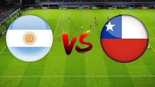 🔴Argentina vs Chile  WORLD CUP CONMEBOL Preliminary 2425  eFootball 24 [upl. by Flam]