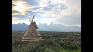 Nomadics Tipi Makers  Traditional Model Teepee Tipis Teepees [upl. by Yci]