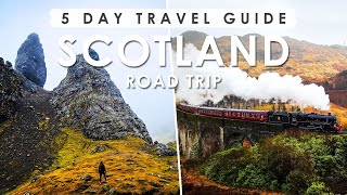 5 DAY SCOTLAND ROAD TRIP ITINERARY  BEST THINGS to DO EAT amp SEE  Travel Guide [upl. by Lletnahs]