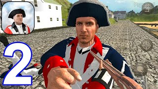 Muskets of America 2  Gameplay Walkthrough Part 2 Continental Army iOS Android [upl. by Nilat]