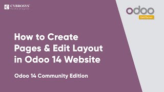 How to Create Pages and Edit Layout in Odoo 14 Website  Odoo 14 Community [upl. by Ebony80]