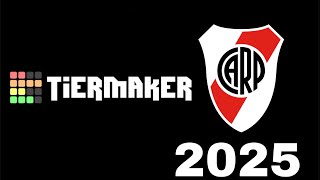 MI OPINIÓN SOBRE EL PLANTEL DE RIVER EN 2025 TIER LIST [upl. by Rocray]