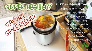 Savory Spice Blend super healthy and an alternative to salt [upl. by Marci]