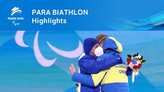 The Best of Para Biathlon at Beijing 2022 ⛷🔫  Paralympic Games [upl. by Reiter288]