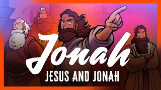 Jonah Jesus and Jonah Matthew 12 Animated Bible Story for Kids ShareFaithKidscom [upl. by Ynad124]