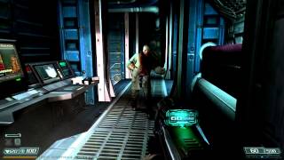 Doom 3 walkthrough  Alpha Labs  Sector 1 [upl. by Duwalt]