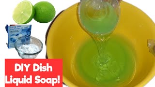 DIY Liquid Dish Soap with Lemon and Baking soda howtomakeliquiddishwashathome soapmaking [upl. by Carlyn123]