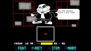 Undertale Saness Fight Download in Description [upl. by Beatrisa]