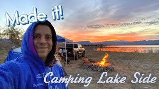 Lakeshore Camp at Roosevelt Lake  Tent Camping [upl. by Urbana643]