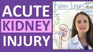 Acute Kidney Injury Acute Renal Failure Nursing NCLEX Review Management Stages Pathophysiology [upl. by Marsha]