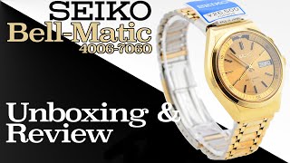 Vintage Seiko Bell Matic Unboxing and Review 40067060 [upl. by Onateyac]