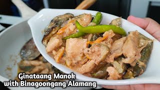 Ginataang Manok with Binagoongang Alamang Madiskarteng Nanay by mhelchoice [upl. by Karry]