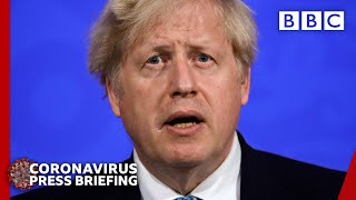 Covid Indian variant poses threat to 21 June lockdown easing Boris Johnson  BBC News live 🔴 BBC [upl. by Enhpad]