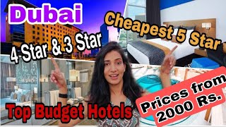 Best Cheapest Hotels in Bur Dubai Deira Area  Airbnb  Hostels in Dubai [upl. by Okir]