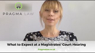 Magistrates Court Hearings for Driving Offences  What to Expect at your First Hearing PreCovid [upl. by Alamaj]