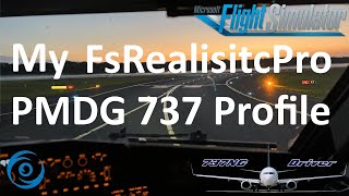 My FSRealisticPro PMDG 737 settings [upl. by Ahcas]