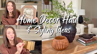 HOME DECOR HAUL amp STYLING IDEAS 2024  AMAZON KIRKLANDS AT HOME HOMEGOODS [upl. by Bergstrom]