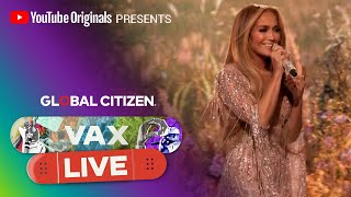 Jennifer Lopez Performs “Sweet Caroline” in Honor of Her Mom  VAX LIVE by Global Citizen [upl. by Nayb541]