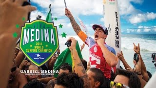 2014 World Surfing Champion  Gabriel Medina [upl. by Lesirg]