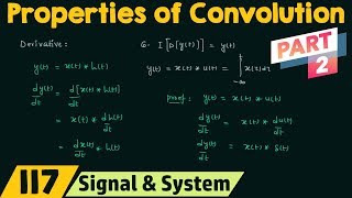 Properties of Convolution Part 2 [upl. by Etnud]