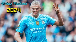 Erling Haaland  All Goals amp Assists 2024 [upl. by Ahseele]