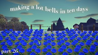 making bells during ten days part 26  animal crossing new horizons [upl. by Xantha862]