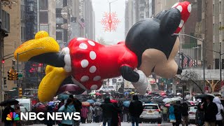 Macys Thanksgiving Day Parade officially underway in New York City [upl. by Selry476]